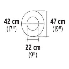 Cargar imagen en el visor de la galería, Protector solar plegable para casco, naranja con reflejante
