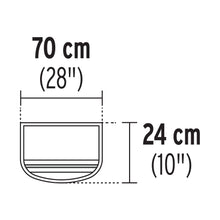 Cargar imagen en el visor de la galería, Protector solar plegable para casco, naranja con reflejante