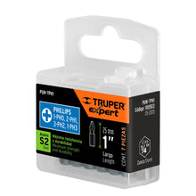 Cargar imagen en el visor de la galería, Juego de 7 puntas de cruz, largo 1', Truper Expert