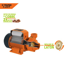 Cargar imagen en el visor de la galería, Bomba eléctrica periférica para agua 1/2 HP, Truper Expert