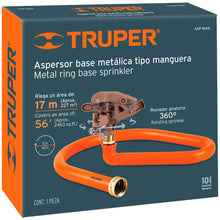 Cargar imagen en el visor de la galería, Aspersor base metálica, tipo manguera