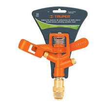 Cargar imagen en el visor de la galería, Aspersor metálico doble chorro, cabeza sola