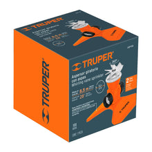 Cargar imagen en el visor de la galería, Aspersor metálico, giratorio con aspas,diámetro riego 5 mts