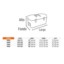 Cargar imagen en el visor de la galería, Caja para herramienta, plástica de 20', industrial