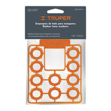 Cargar imagen en el visor de la galería, Empaques de hule para manguera, medida standard, 10 piezas