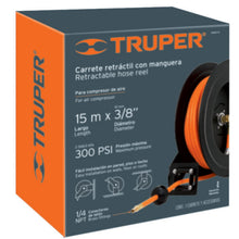 Cargar imagen en el visor de la galería, Carrete retráctil con manguera, 15 mts