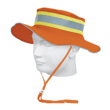 Cargar imagen en el visor de la galería, Sombrero alta visibilidad con reflejante, naranja