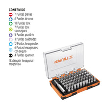 Cargar imagen en el visor de la galería, Juego de 61 puntas largo 1'