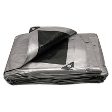 Cargar imagen en el visor de la galería, Lona reforzada, 6 x 9 m, gris