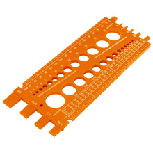 Cargar imagen en el visor de la galería, Regleta calibradora de tuercas y tornillos, 22 cm