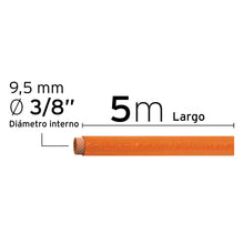 Cargar imagen en el visor de la galería, Manguera de PVC, baja presión, 5 m, 3/8'