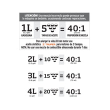 Cargar imagen en el visor de la galería, Desmalezadora a gasolina, mango tipo 'bici' 43 cc