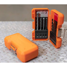 Cargar imagen en el visor de la galería, Juego de brocas para metal y concreto, 11 piezas