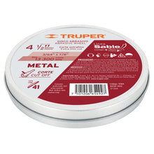 Cargar imagen en el visor de la galería, Disco Tipo 41, corte fino de metal, Línea Sable 4-1/2',1.6mm