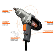 Cargar imagen en el visor de la galería, Llave de impacto, industrial, 1/2' de 900 W