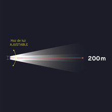 Cargar imagen en el visor de la galería, Linterna para cabeza, 4 pilas AA, 800 lúmenes, 1 LED, Expert