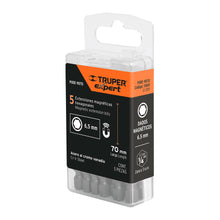 Cargar imagen en el visor de la galería, Juego extensión magnética, 70 mm, 5 piezas, Truper Expert