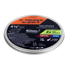 Cargar imagen en el visor de la galería, Disco tipo 41, corte metal, Línea Sable 4-1/2',1.2mm, Expert