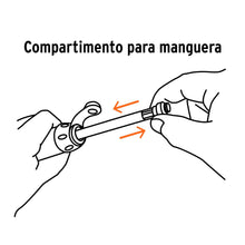 Cargar imagen en el visor de la galería, Mini bomba manual para bicicleta, abatible, 30 psi