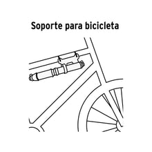 Cargar imagen en el visor de la galería, Mini bomba manual para bicicleta, abatible, 30 psi