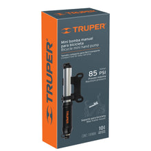 Cargar imagen en el visor de la galería, Mini bomba manual para bicicleta, abatible, 30 psi