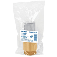 Cargar imagen en el visor de la galería, Pichancha tipo check de latón inoxidable 1/2'