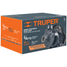 Cargar imagen en el visor de la galería, Bomba eléctrica periférica para agua 3/4 HP