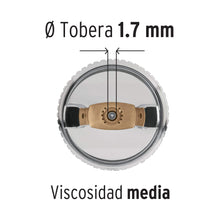 Cargar imagen en el visor de la galería, Pistola p/pintar gravedad HVLP,vaso plástico, boquilla 1.7mm