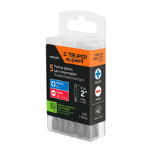 Cargar imagen en el visor de la galería, Puntas para desarmador dobles, PH1, plana 1/4', largo 2-3/8'