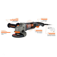 Cargar imagen en el visor de la galería, Esmeriladora angular, 4-1/2', industrial, 900 W