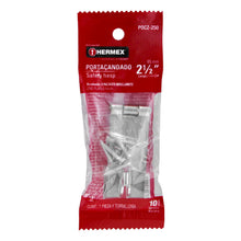 Cargar imagen en el visor de la galería, Portacandado acero zincado 2-1/2'