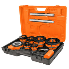 Cargar imagen en el visor de la galería, Juego de tarrajas para tubo, 9 piezas