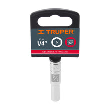 Cargar imagen en el visor de la galería, Dado de 6 puntas, largo, cuadro 1/4' de 1/4'