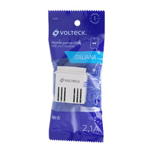 Cargar imagen en el visor de la galería, Módulo puerto USB, línea Italiana, color marfil