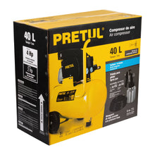 Cargar imagen en el visor de la galería, Kit, compresor 40 L, manguera de PVC y pistola, Pretul