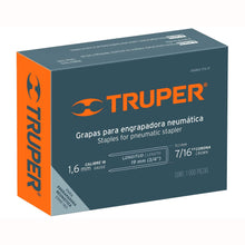 Cargar imagen en el visor de la galería, Grapas para engrapadora neumática ENEU-7/16, 19mm, 1,000pzas