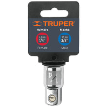 Cargar imagen en el visor de la galería, Adaptador para matraca de cuadro 1/4' a cuadro 3/8'