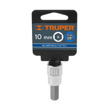 Cargar imagen en el visor de la galería, Dados de punta hexagonal, cuadro 3/8' de 10mm.