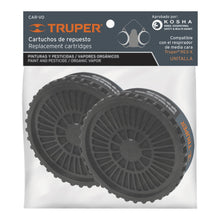 Cargar imagen en el visor de la galería, Cartucho de repuesto, vapores orgánicos ,bolsa 2 pzas