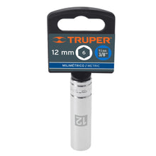 Cargar imagen en el visor de la galería, Dado de 6 puntas, largo, cuadro 3/8' de 12mm