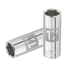 Cargar imagen en el visor de la galería, Dado de 6 puntas, largo, cuadro 3/8' de 17mm