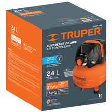 Cargar imagen en el visor de la galería, Compresor de aire libre de aceite, 24 L