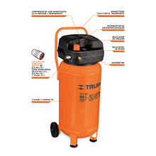 Cargar imagen en el visor de la galería, Compresor de aire libre de aceite, 50 L