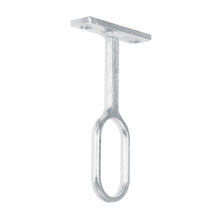 Cargar imagen en el visor de la galería, Soporte central para tubo ovalado de closet