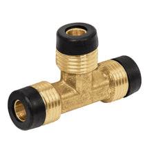 Cargar imagen en el visor de la galería, Tee unión de latón, 3/8'