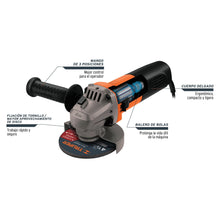 Cargar imagen en el visor de la galería, Esmeriladora angular 4-1/2', profesional, 700 W