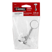 Cargar imagen en el visor de la galería, Soporte central para tubo redondo de closet