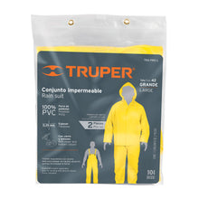 Cargar imagen en el visor de la galería, Conjunto impermeable, talla grande, PVC