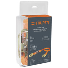 Cargar imagen en el visor de la galería, Línea de vida con absorbedor de impacto, 1.8 m