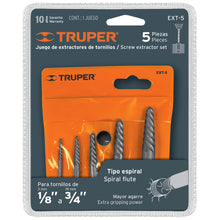 Cargar imagen en el visor de la galería, Juego extractores de tornillos, 5 piezas